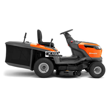 may cat co nguoi lai husqvarna tc 114 (kem thung gom co) hinh 1
