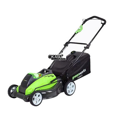 may cat co day tay pin 40v 45cm greenwork g40lm45 (than may) hinh 1