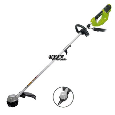 may cat co chay pin greenworks gd40bc (40v) (than may) hinh 1