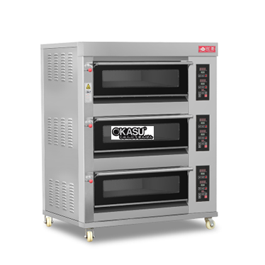 lo nuong banh 3 tang 6 khay hly-306 (gas) hinh 1