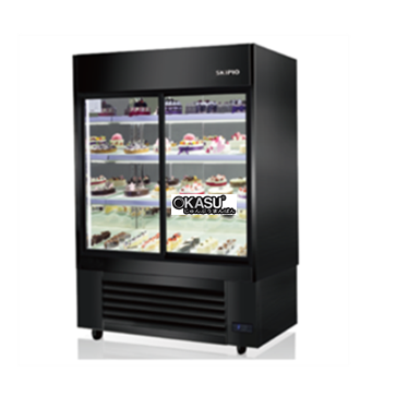 tu trung bay canh kinh vuong 4 tang 1m5 skipio sbh1500-4fd hinh 1