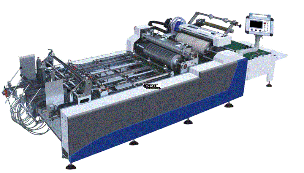 Máy dán cửa sổ hộp tốc độ cao (Dán phẳng) HL-650T