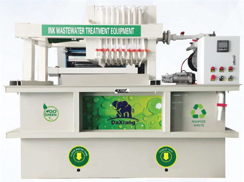 Máy xử lý mực thải (lọc nước có mực in) Model A/B 