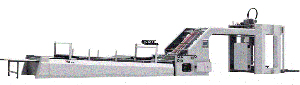 Máy bồi giấy sóng tự động khổ 1200 (Giấy với giấy và giấy với sóng) HW-1200 
