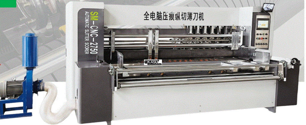 Máy cấn lằn chia khổ chỉnh dao lằn tự động SM-CNC-2750 