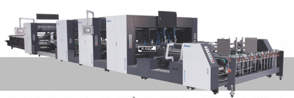 Máy dán hộp carton tự động khổ lớn (Dán cạnh, gài đáy) QH-1700/2100/2500 