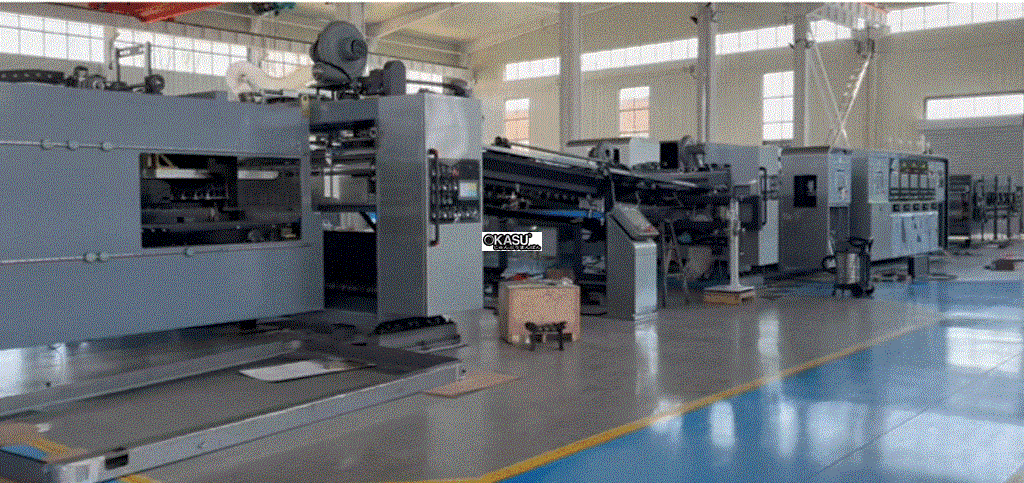 Máy gấp dán tự động lắp sau máy in flexo RFM-2000M4 