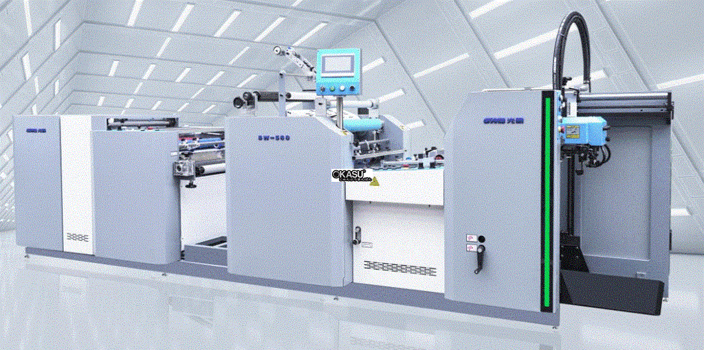 Máy cán màng nhiệt tự động 560 (cán offset khổ nhỏ) GMFM-560M4