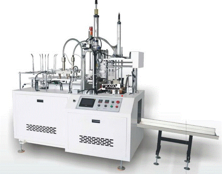 Máy làm hộp giấy Kraft đựng đồ ăn CWJAF-M4 