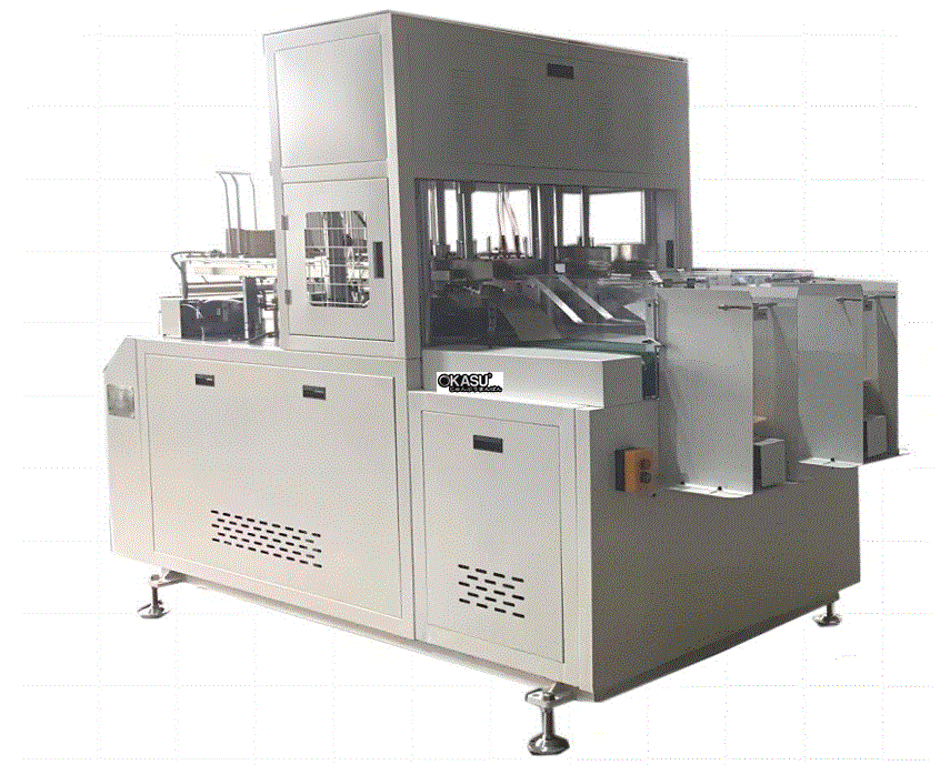 Máy làm hộp giấy đồ ăn (Tô giấy có góc) CJHD-M4G 