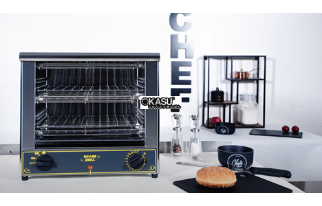 may nuong banh mi hong ngoai roller grill bar 2000 hinh 3