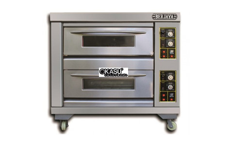 lo nuong 2 tang 4 khay berjaya bjy-g120-2bd dung gas hinh 2