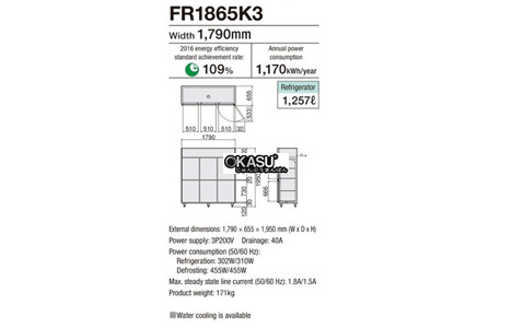 tu mat 6 canh fujimak fr1865k3 (nhat ban) hinh 2