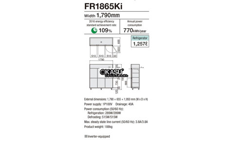 tu mat 6 canh fujimak fr1865ki (nhat ban) hinh 2