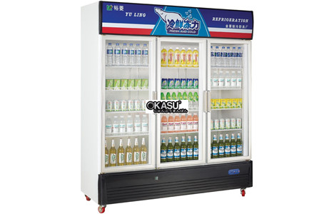 tu mat trung bay 3 canh kinh okasu oks-g1380l3 hinh 2