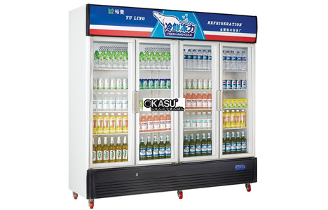 tu mat trung bay 4 canh kinh okasu oks-g1580lf4 hinh 2