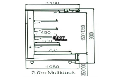 tu trung bay sieu thi carrier  amad/m25203 hinh 2