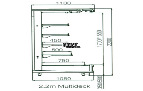 tu trung bay sieu thi carrier amad/mcr225 hinh 2