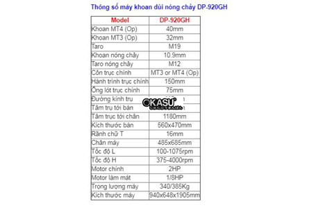 may khoan dui nong chay dp-920gh hinh 2