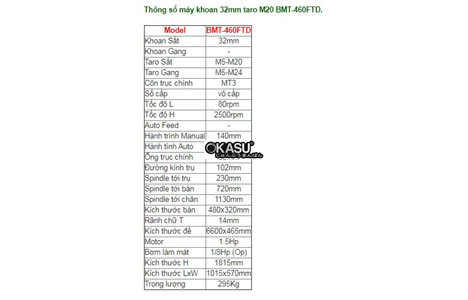 may khoan 32mm taro m20 bmt-460ftd hinh 2