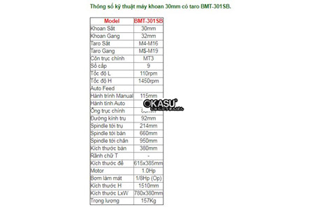 may khoan 30mm co taro bmt-301sb hinh 2