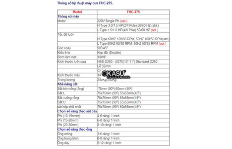 may cua dia 275mm fhc-275 hinh 2