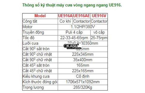 may cua vong ngang ue916 hinh 2