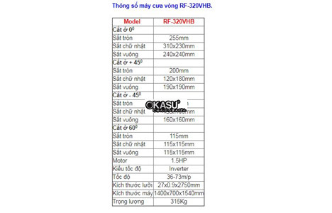 may cua ngang inverter rf-320vhb hinh 2