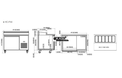 ban mat chuan bi pizza firscool hc-p44 hinh 3