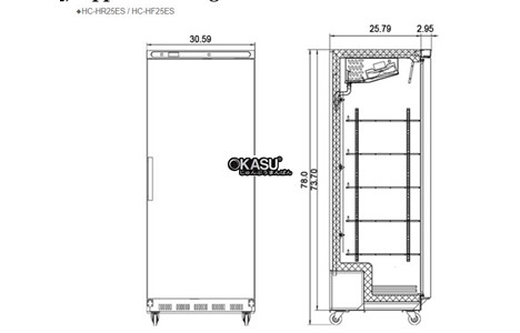 tu mat firscool hc-hr25es hinh 3