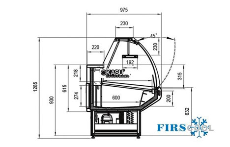 tu mat trung bay sieu thi firscool g-nss1200 hinh 3