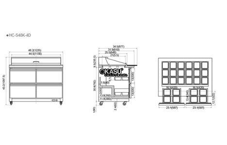 ban mat chuan bi salad, sandwich firscool hc-s48k-4d hinh 3