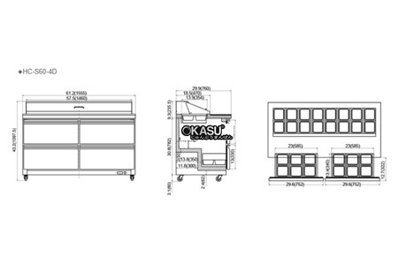 ban mat chuan bi salad, sandwich firscool hc-s60-4d hinh 3