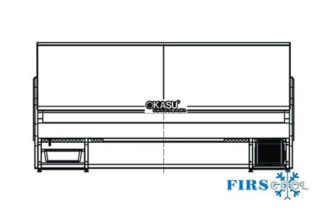 tu mat trung bay sieu thi firscool g-nss1800a hinh 2