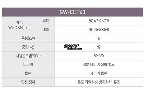 lo nuong pizza grand woosung ws-cep60 hinh 2