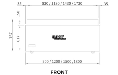 tu mat trung bay banh kem modelux 204 lit msos-1800  hinh 2