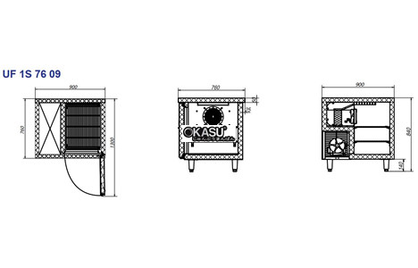 ban dong inox 1 cua turbocool 195 lit uf 1s 76 09  hinh 2