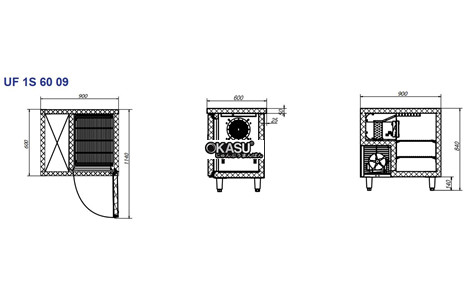 ban dong inox 1 cua turbocool 140 lit uf 1s 60 09 hinh 2