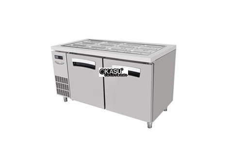 ban mat salad 2 canh lassele lsrt-2b-1500 1m5 hinh 2