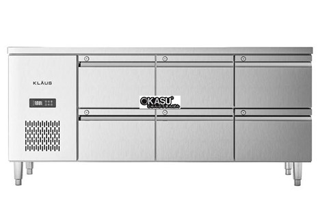 ban mat inox 6 ngan keo klaus kdc-1.1-3n hinh 2