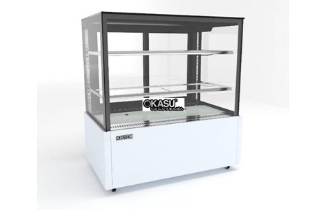 tu trung bay banh kem 150l, 3 tang, kistem kis-xfs09rs hinh 2