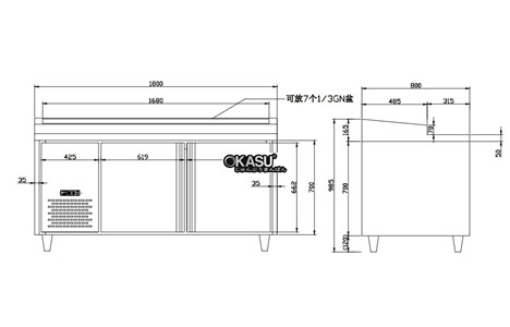 ban mat salad kolner pz-18l2w (lam lanh quat gio) hinh 2