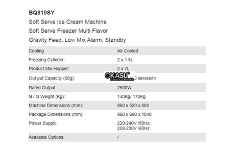  may lam kem tuoi 3 voi de ban kolner bq819sy hinh 2
