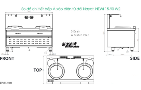 bep a xao dien tu doi nayati newi 15-90 w2 hinh 2