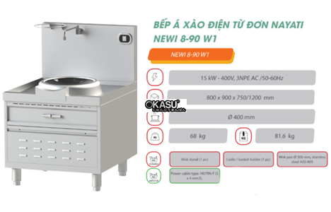 bep a xao dien tu don nayati newi 8-90 w1 hinh 2