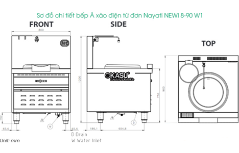 bep a xao dien tu don nayati newi 8-90 w1 hinh 3