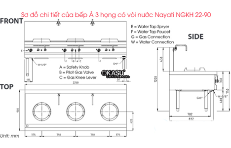 bep a 3 hong co voi nuoc nayati ngkh 22-90 hinh 2