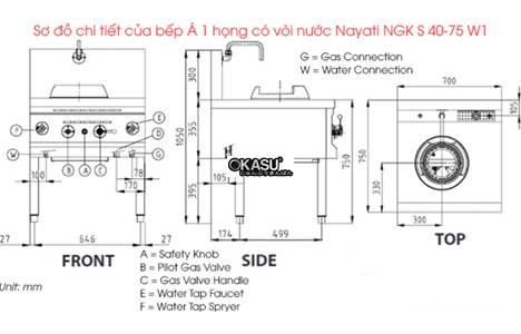 bep a 1 hong co voi nuoc nayati ngk s 40-75 w1 hinh 3