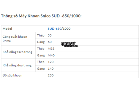 may khoan snico sud -650/1000 hinh 2