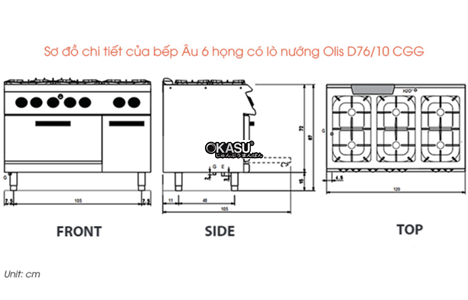 bep au 6 hong co lo nuong olis d76/10 cgg hinh 2